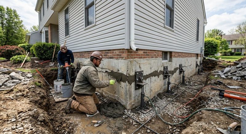 Basement Foundation Repair in Preston, MD