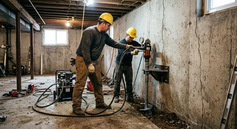 Basement Stabilization in Easton, MD