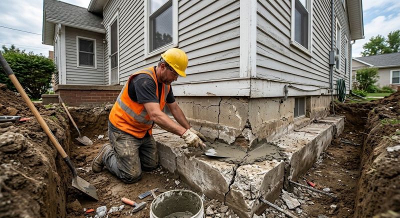 Building Foundation Repair in Cambridge, MD