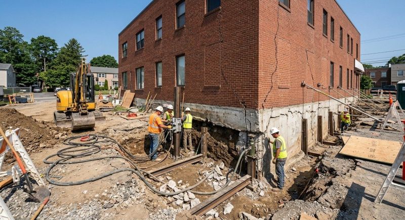 Building Foundation Repair in Denton, MD
