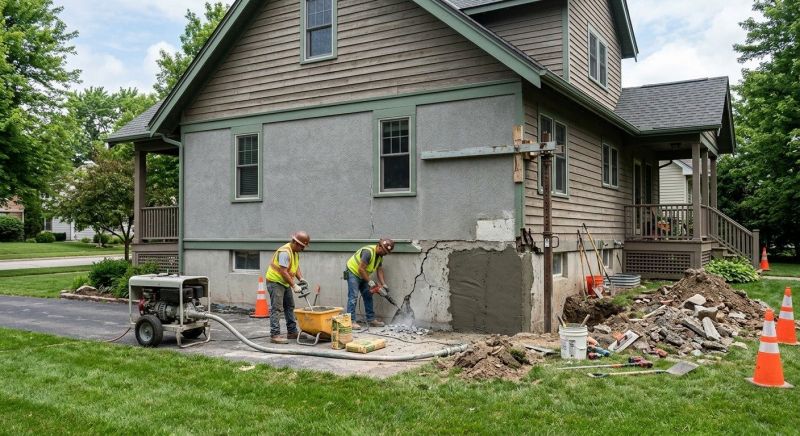 Building Foundation Repair in Ridgely, MD