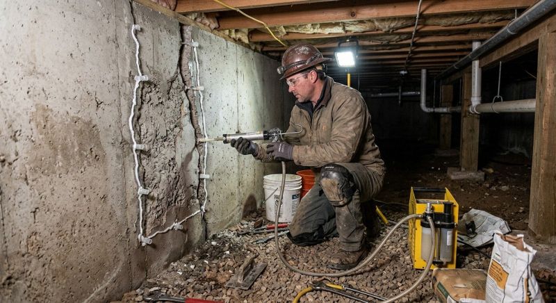 Building Foundation Repair in Ridgely, MD