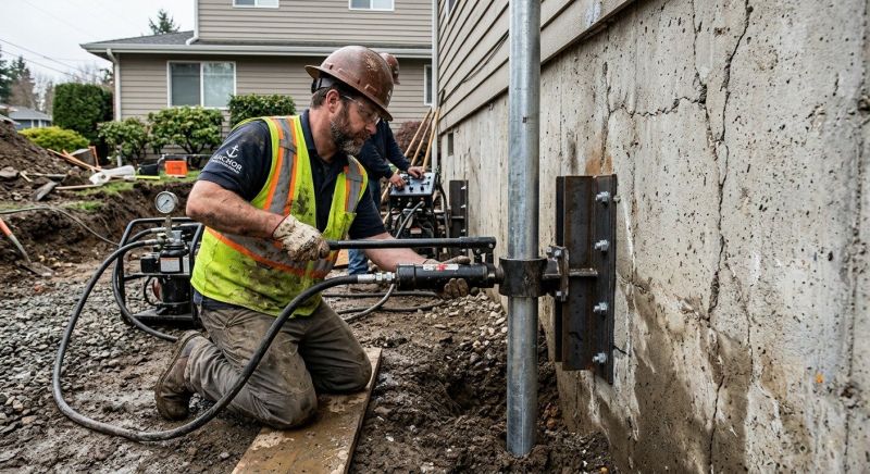 Concrete Foundation Leveling in Denton, MD