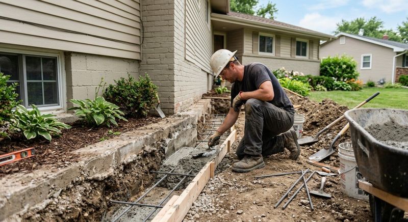 Concrete Foundation Repair in Shady Side, MD