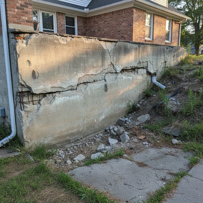Cracked Foundation Repair in Denton, MD