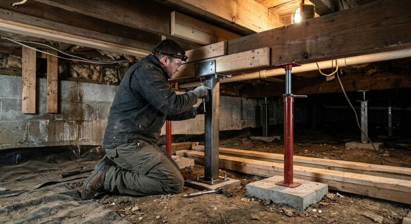 Crawlspace Structural Repair in Easton, MD