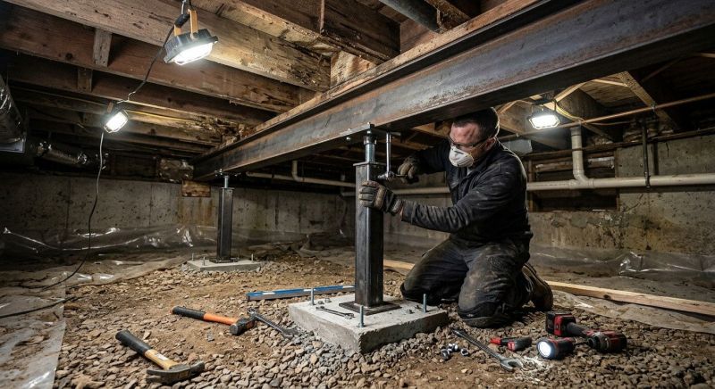 Crawlspace Structural Repair in Easton, MD