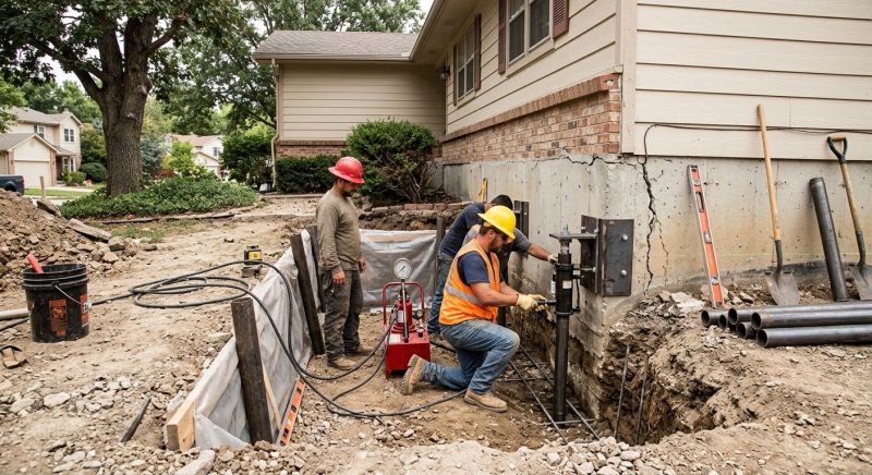 Deep Foundation Repair in Easton, MD