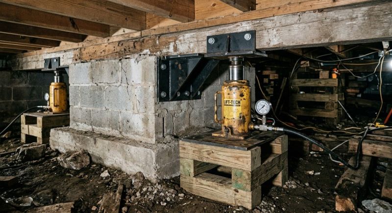 Foundation Jacking in Easton, MD