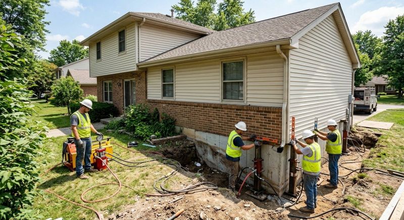 Foundation Jacking in Shady Side, MD