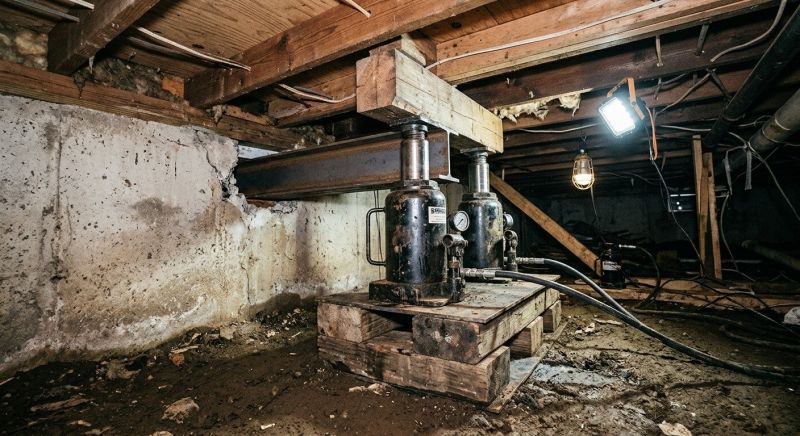 Foundation Jacking in Stevensville, MD