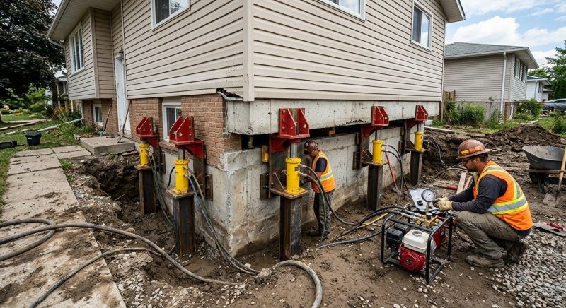 Foundation Lifting in Denton, MD
