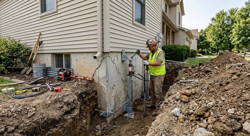 Foundation Stabilizing in Grasonville, MD
