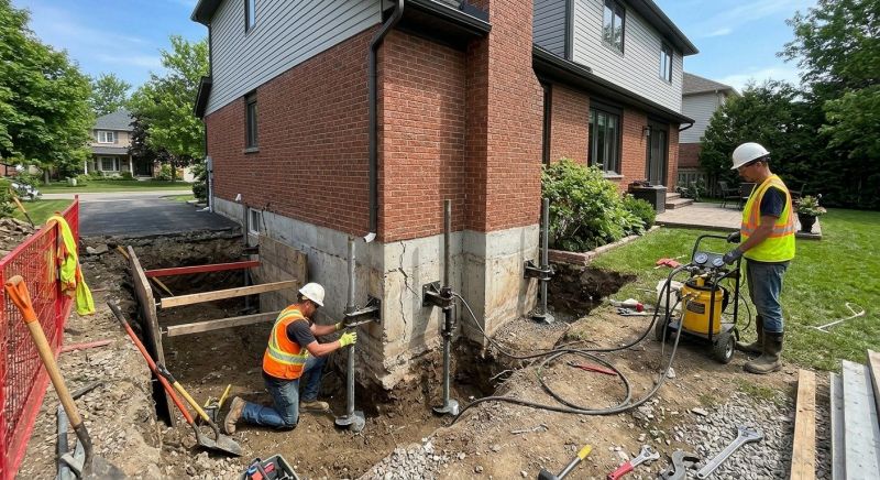 Foundation Underpinning in Easton, MD