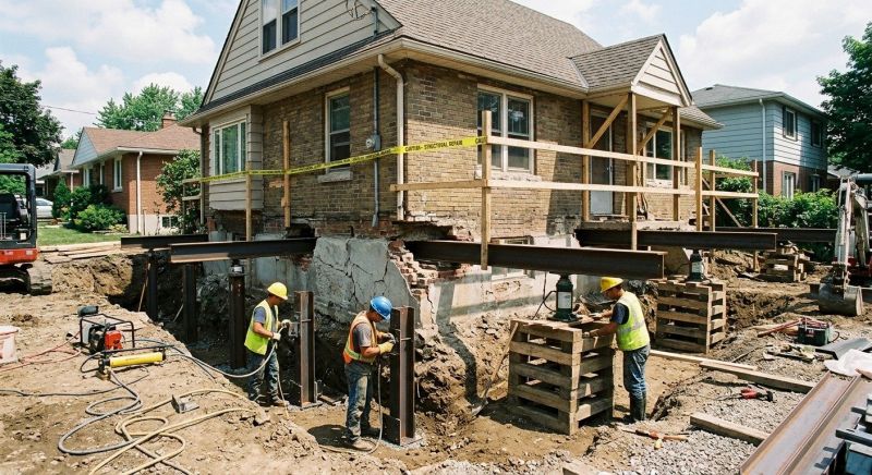 House Foundation Repair in Chester, MD