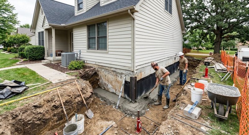 House Foundation Repair in Preston, MD