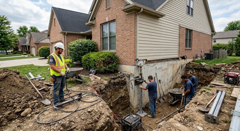 House Foundation Repair in Shady Side, MD
