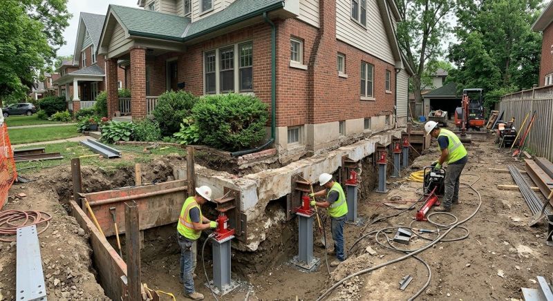 House Underpinning in Easton, MD