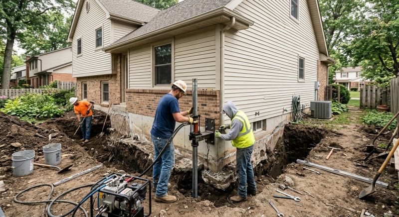 Settling Foundation Service in Easton, MD