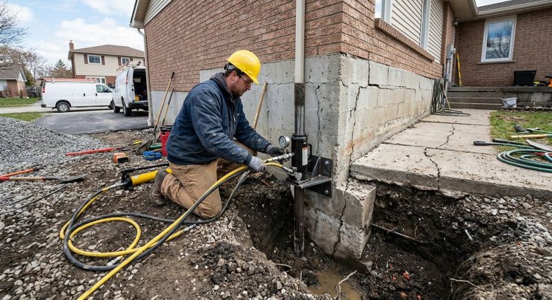 Sinking Foundation Repair in Goldsboro, MD