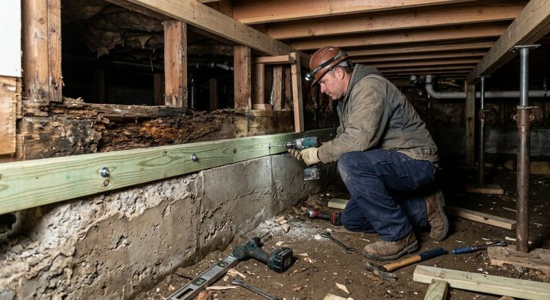 Slab Foundation Repair in Easton, MD